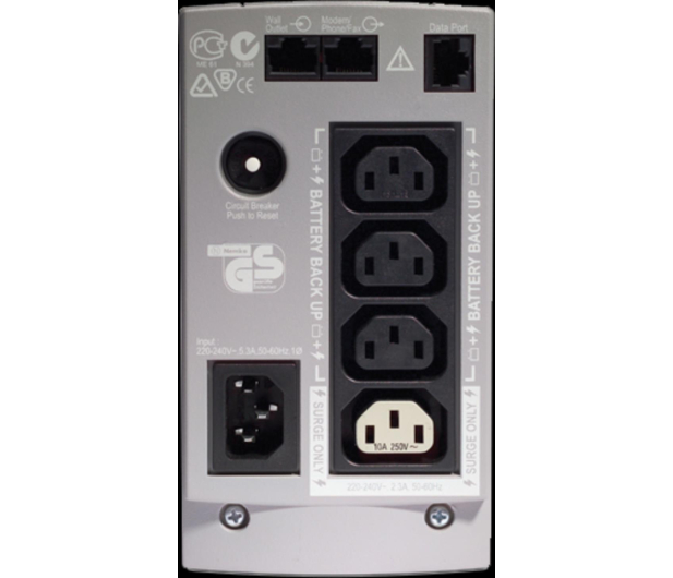 APC Back-UPS CS (350VA/210W, 4xIEC, RJ-45) - 27381 - zdjęcie 2